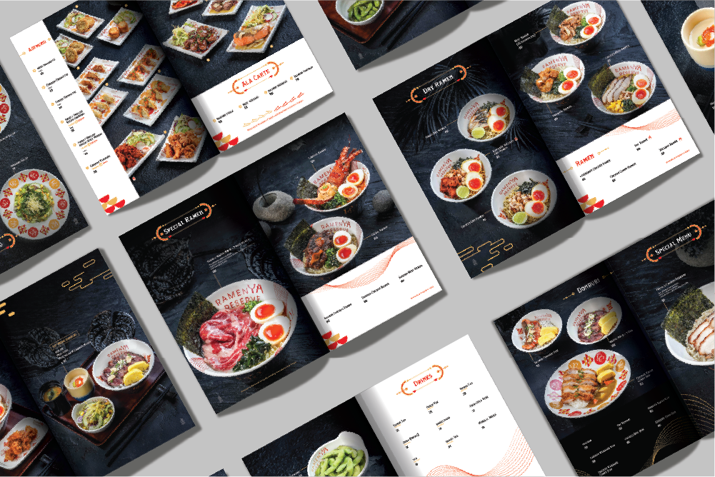 Modern abstract UI design showcase